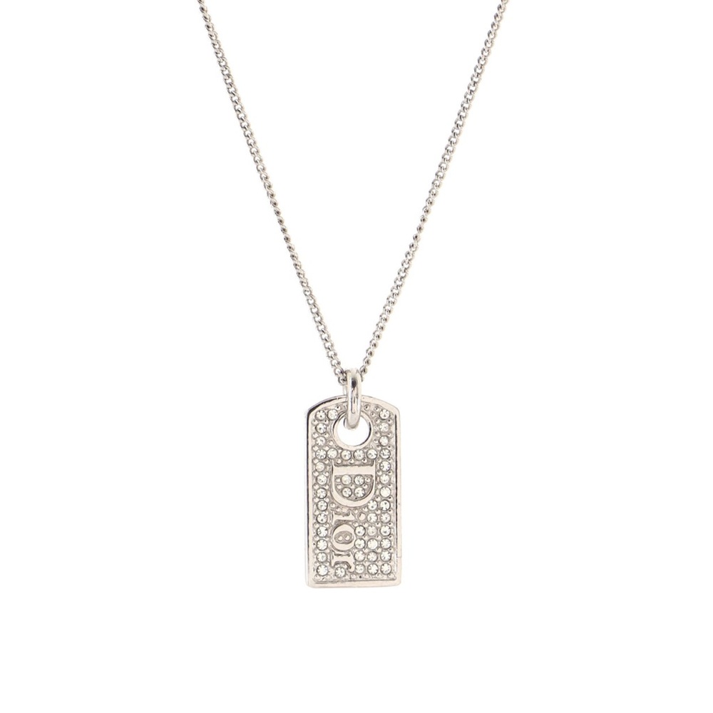 Christian Dior Dog tag Necklace